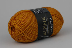Пряжа ручного крашения Harmony, Alpina, цв.13 Горчичный