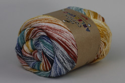 Пряжа Fair Cotton Arlequino, 100%CO, 200гр.,620м., Katia, цв.255