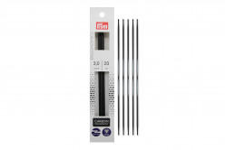 Спицы носочные карбоновые Prym Ergonomics Carbon, 20см №3