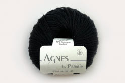 премиальная пряжа Agnes, Permin, цв.04 Sort