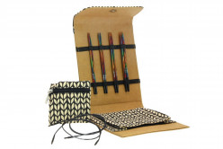 Набор разъемных деревянных спиц Lana Grossa Design-Wood Multicolor, 11,5см №3-5