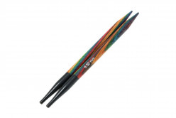 Спицы деревянные разъемные Lana Grossa Design-Holz Multicolor, 11,5см №6,5