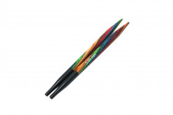 Спицы деревянные разъемные укороченные Lana Grossa Design-Holz Multicolor, 8,5см №5