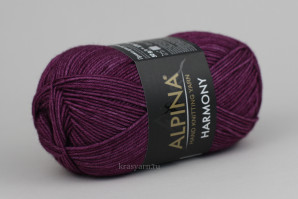 Пряжа ручного крашения Harmony, Alpina, цв.08 Темно-малиновый