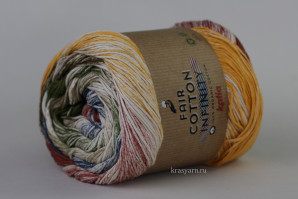 Пряжа Fair Cotton Infinity, Katia, цв.107