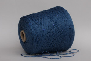 Пряжа Paillettes Merino, цв.Blu 