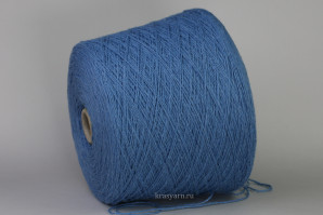 Пряжа премиального состава Merci, цв.17-4435 Malibu Blue