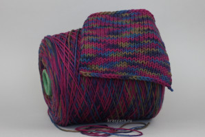 Толстый хлопок Cotone Grosseto, цв.Ciclamino/Ottanio